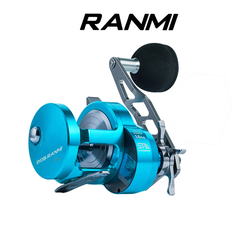 Trolling Reel - RYOBI RANMI BT50 スロージギングホイール 最大ドラッグ 16KG