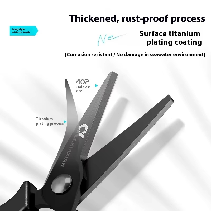 QAJTAO ポータブルチタンメッキ釣り用ハサミ、吊り下げ紐 - Baitcasting Reel のレビューと価格
